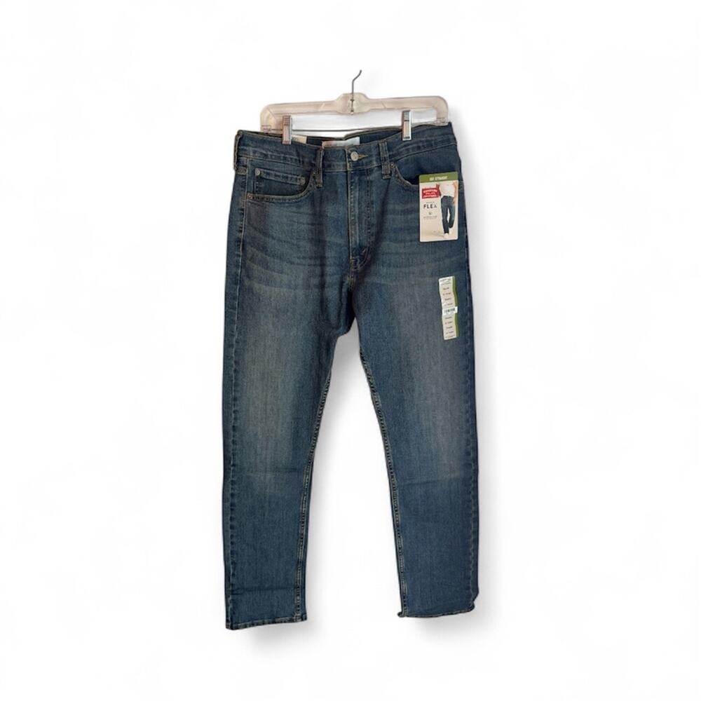 NWT Mens  Levi's Signature Blue Denim Straight Leg Jeans